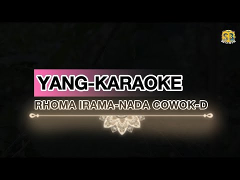KARAOKE YANG / Cinta lewat telepon Rhoma irama | Nada Cowok - D