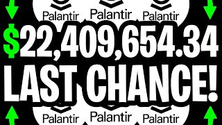 PALANTIR: THIS MIGHT BE YOUR LAST CHANCE! PLTR STOCK TO 10X IN FEW DAYS! - PALANTIR STOCK NEWS TODAY