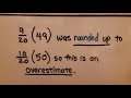 Estimation and Rounding Concepts