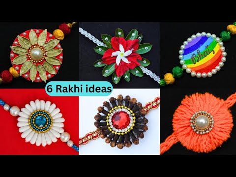 6 DIY Eco Friendly Rakhi making for Competition| How to make Rakhi at home| Rakhi Tutorial 2025