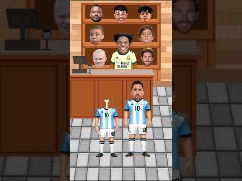 Whose Is Each Kid's Head ? Ronaldo vs Messi vs Mbappe #shorts #football