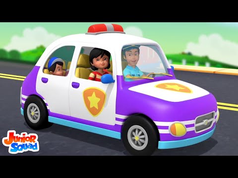 Wheels On The Police Car, Baby Shark + More Hindi Rhymes for Kids by Junior Squad