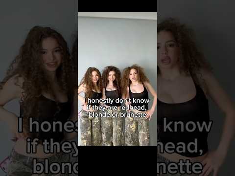 do the Kalogeras sisters have red,blonde or brunette hair?! 😍💕|kalogershorts #shorts #curlyhair