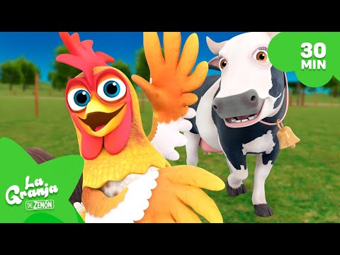 Bartolito y Canciones de la Granja de Zenon 🐓🌈 ¡30 Minutos para Cantar y Bailar! | El Reino Do Re Mi