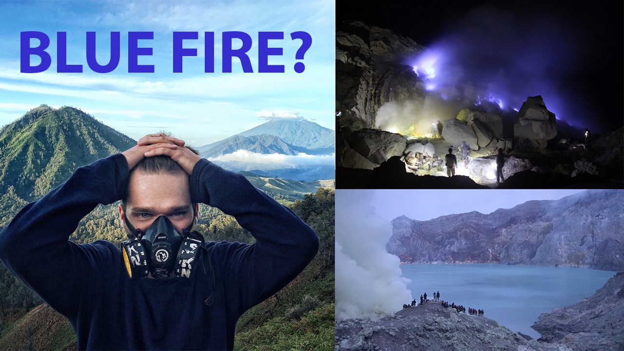 World's Largest Blue Fire Flames Ijen Crater, Indonesia - Jacob Laukaitis
