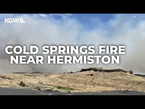 YouTube video thumbnail: Wildfires Prompt Evacuations in Umatilla, Wasco and Gilliam Counties in Eastern Oregon