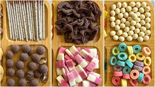 ASMR Filling Platter With Sweets Compilations #satisfying