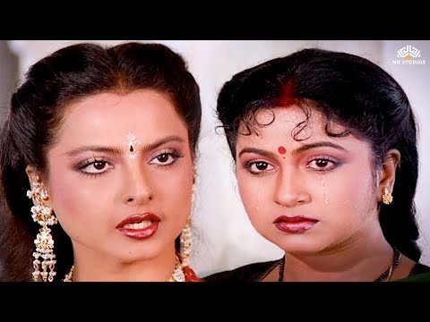 रेखा ने सिखाया सौतन बनकर सबक | रेखा और जितेंद्र की सुपरहिट मूवी | Mera Pati Sirf Mera Hai - Scene 4