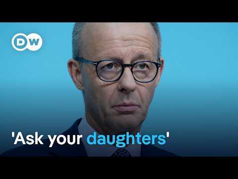 YouTube video thumbnail: German Chancellor Merz Doubles Down After Backlash on Migrant Remarks