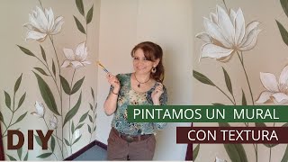👉 Cómo pintar UN MURAL con textura!