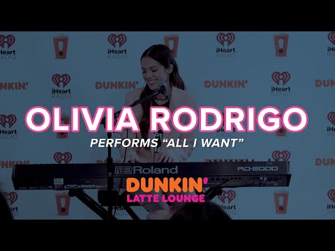 Olivia Rodrigo Performs "All I Want" Live | Dunkin' Latte Lounge
