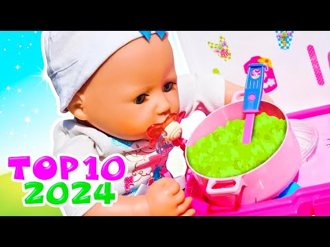 ¡Top 10 de la Muñeca bebé Annabelle! Juegos para niños con muñecas