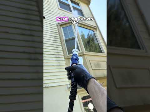 How to soft wash your siding without a ladder #siding #clean #handyman