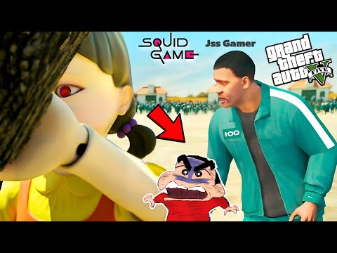 Squid Game With Shinchan || Squid Game In GTA 5 || JSS GAMER