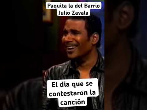 El día que Paquita la del Barrio cantó con Julio Zavala hombres malvados con don Francisco #viral