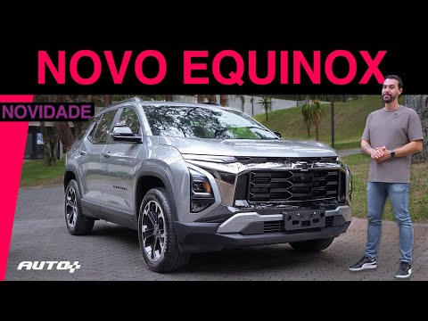 NOVO EQUINOX, tudo novo no SUV médio da CHEVROLET para enfrentar Taos e Corolla Cross!