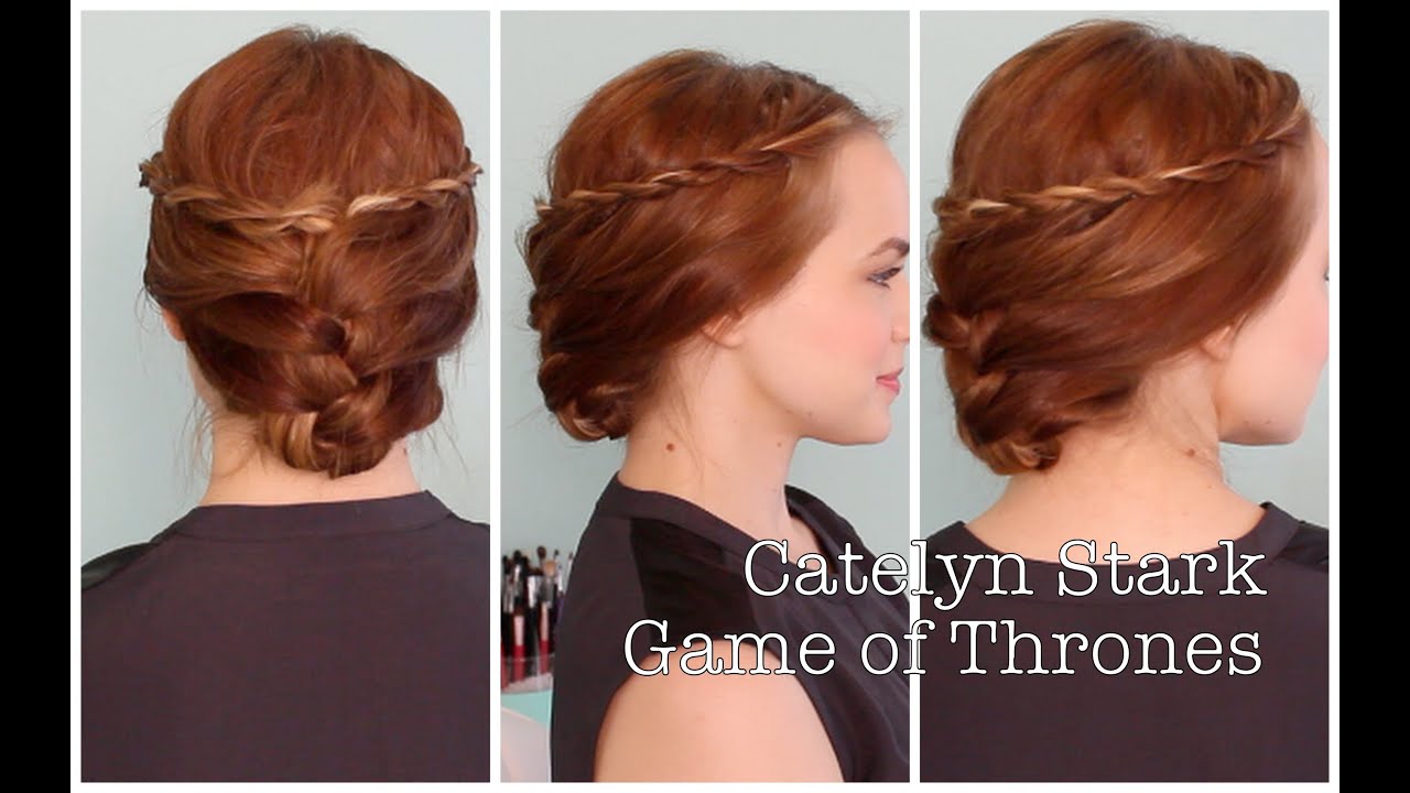 Quick and Easy Catelyn Stark Inspired Updo