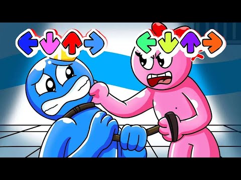 FNF Belike Poppy Playtime | BLUE Is Tied Up By His Wife?! | Poppy Animation