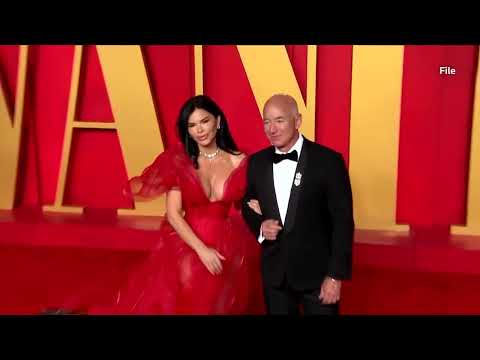 YouTube video thumbnail: Jeff Bezos and Lauren Sanchez's Venice Wedding in Facts and Figures