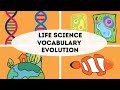 Evolutionary Concepts and Vocabulary