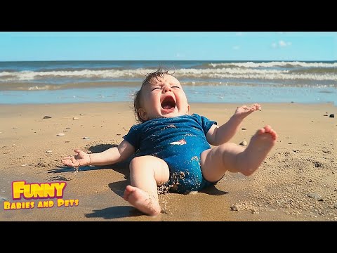 AWW! BABY Falling While Making Trouble At the Playground - Funny Baby Videos