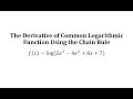 Understanding Derivatives and the Chain Rule
