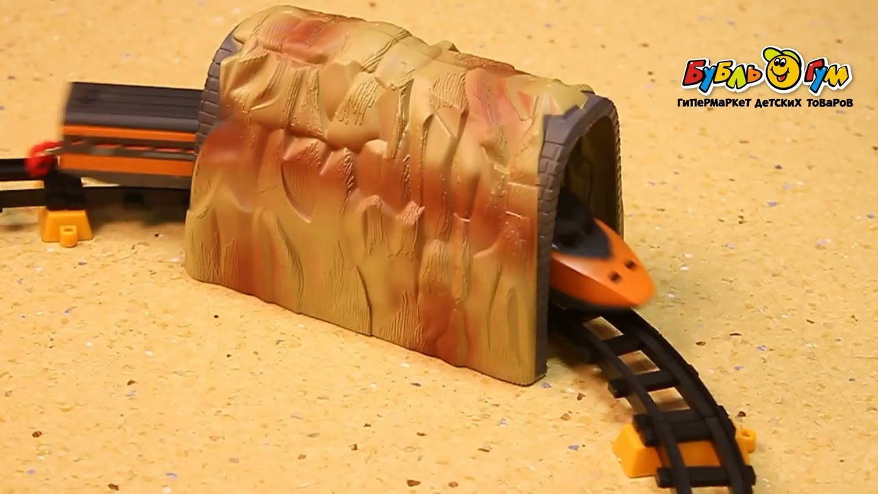 Железная дорога Lanson Toys скоростная 88дет - видео