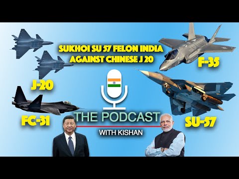 Indian Sukhoi Su 57  Felon  Stealth Fighter Jets Against Chinese J20