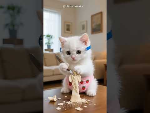 Dad Cat saved his Family from Thieves ๐(PT- 30) #catsoftiktok #cat #cute #aiart #ai #poorcat