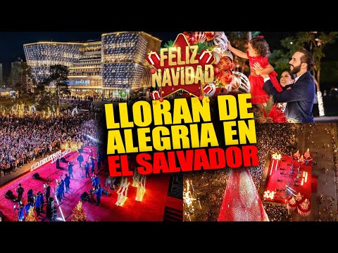 😱 LL0RAN DE ALEGRIA EN EL SALVADOR POR CULPA DE BUKELE Y ESTA NAVIDAD SEGURA QUE LES HA DADO