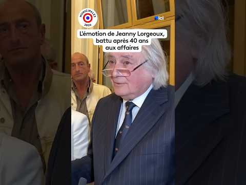 L'émotion de Jeanny Lorgeoux, battu après 40 ans aux affaires