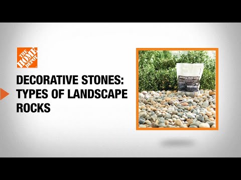 Decorative Stones Types Of Landscaping, How Thick Should Landscape Stone Be