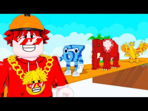 Construí MEGA PUENTES por BRAINROTS en Roblox...