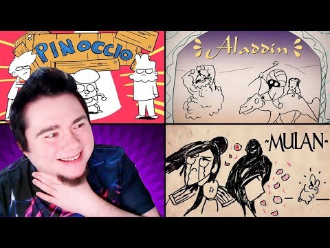PINOCHO, ALADDIN & MULAN (Destripando la Historia) HACÍA TIEMPO QUE NO ME REIA ASÍ XD