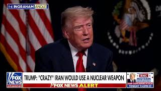 YouTube video thumbnail: I Don't Believe in the Word Regret: Trump on Iran War