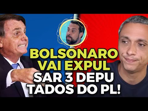 Sem dó! Bolsonaro decide expulsar 3 deputados do PL (react)