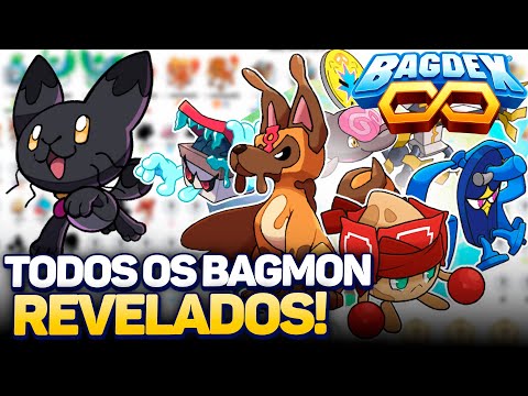 TODOS OS 61 BAGMON REVELADOS (+SPOILERS) para BAGDEX com Tipagens e Referências!