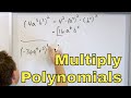 Multiplying Monomials and Polynomials