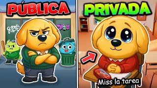COSAS de Escuelas PÚBLICAS y PRIVADAS | ¿En cuál vas tú? 👻