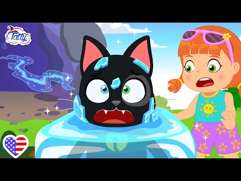 Misifu Frozen in an Ice Cube | Cartoons for Kids