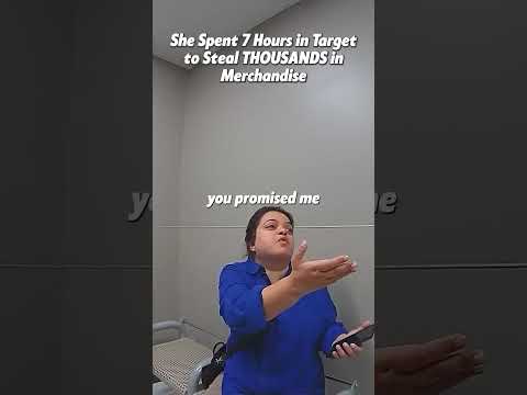She Spent 7 Hours in Target to Steal THOUSANDS in Merchandise part 1. Full clip on: Body Cam Edition