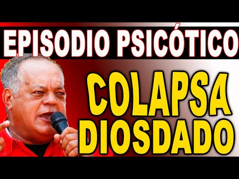 EPISODIO PSICÓTICO DIOSDADO COLAPSA EN PUBLICO Y QUEDA GRABADO EN VIDEO