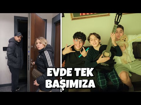 EVDE TEK BAŞIMIZA KALDIK !! ÇOK EĞLENDİK