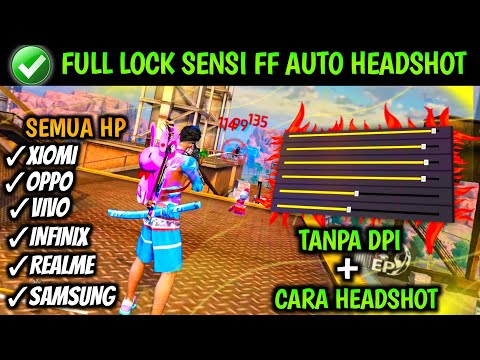 100% AUTO HEADSHOT TANPA DPI 🎯  CARA SETTING SENSITIVITAS FF AUTO HEADSHOT & SETTING KONTROL+ DPI