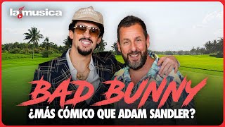 ¿Es @BadBunnyPR más cómico que Adam Sandler? ¡Esto fue lo que dijo el actor de #happygilmore!
