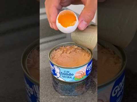 Did you know that if you add egg to a can of tuna...😱🤤 #recipes #tunawithegg