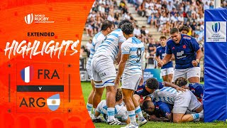 Semi-finals SECURED ✅ | France v Argentina | World Rugby U20 Championship | Extended Highlights