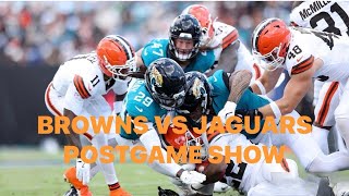 BROWNS VS JAGUARS POSTGAME SHOW (WATSON IS WORST QB EVER!)