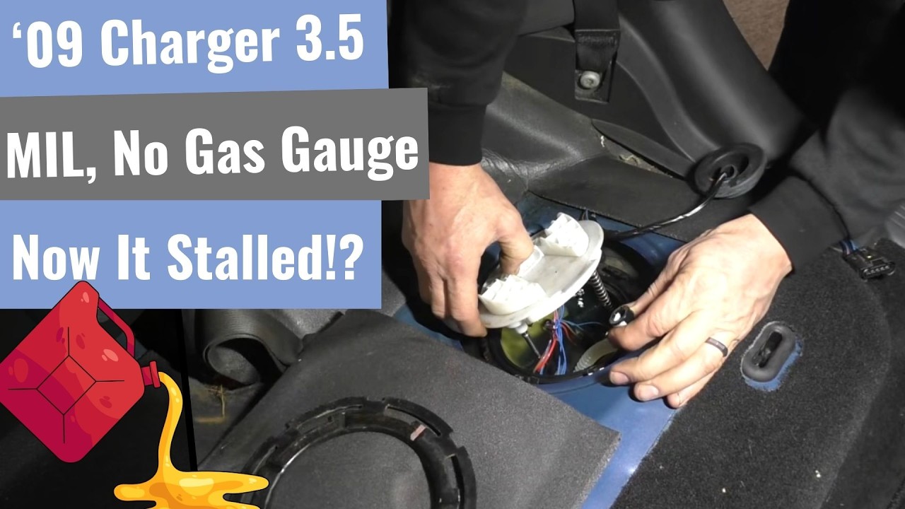 Check Engine Light, Dead Fuel Gauge & Stall 2009 Dodge Charger 3. 5HO Diagnosis Part 1