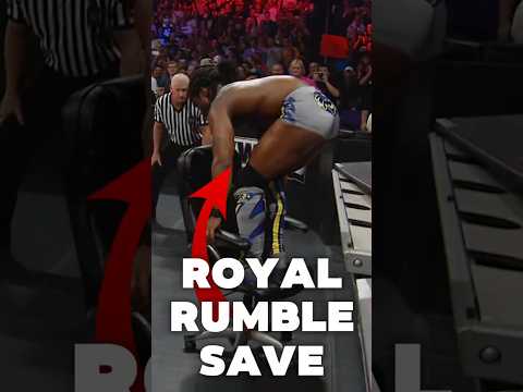 Kofi Kingston's Royal Rumble SAVES #wwe #wrestling #shorts